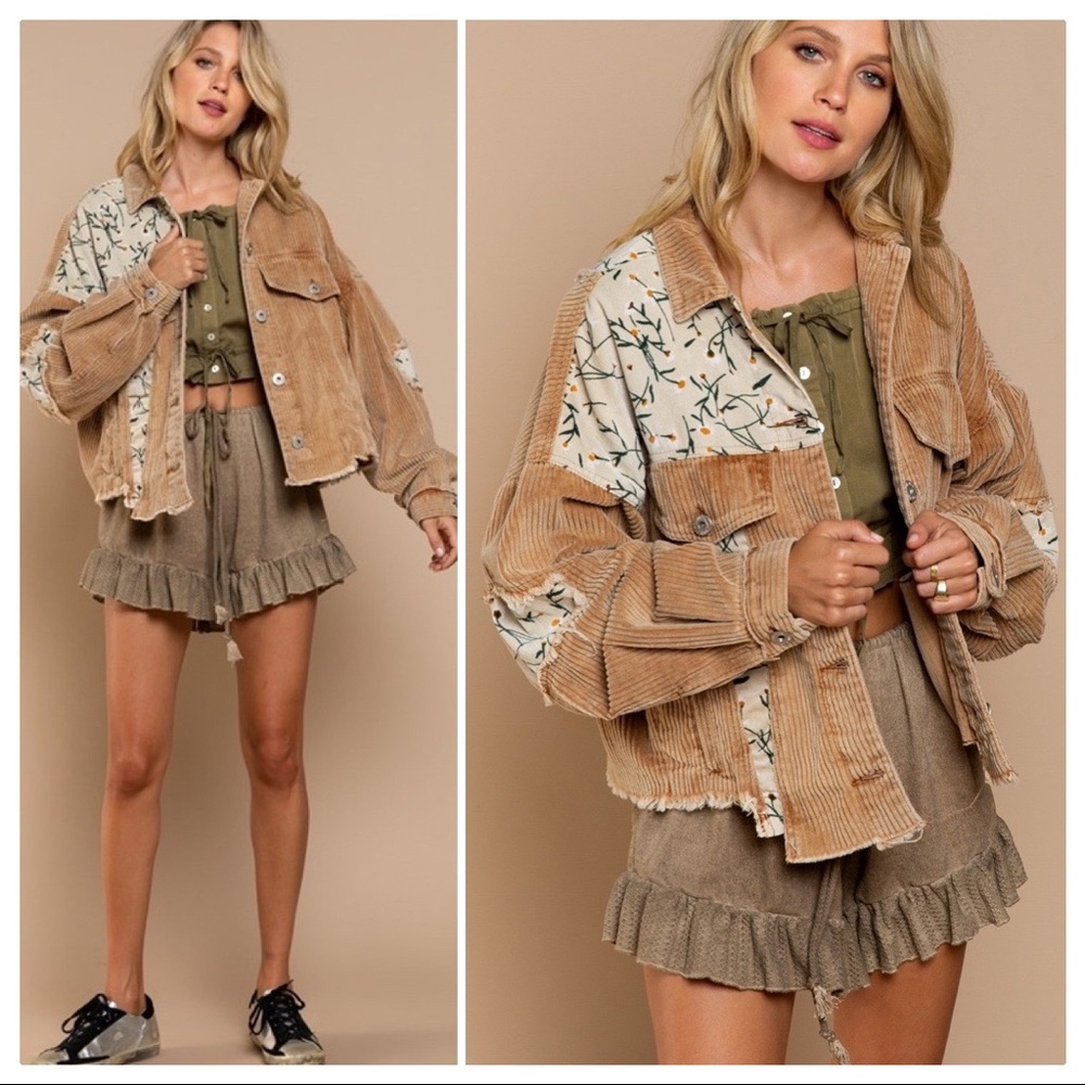 POL Wild At Heart Camel Cord Jacket - Picture 5 of 16